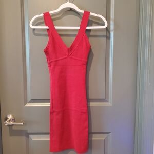 BCBGMaxAzria Vivid Red Mini Dress